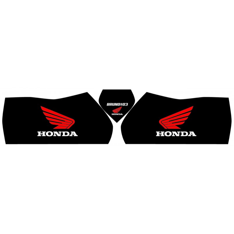 Telo Copri Moto con Logo Honda Personalizzato con Nome e Numero