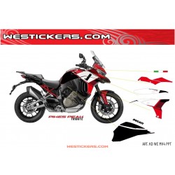 Kit adesivi WE per Ducati Multistrada V4 Tribute Pikes Peak.