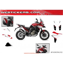 Kit adesivi WE-MV4 per Ducati Multistrada V4