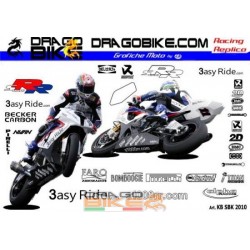 SBK BMW Motorrad Motorsport sticker set