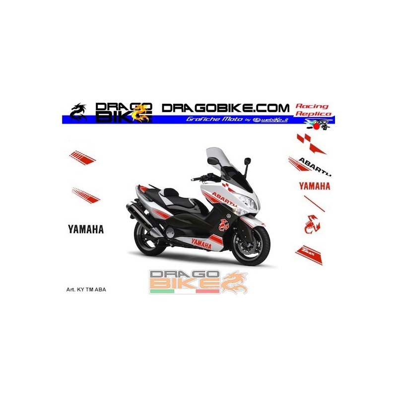 Motorbike Stickers Kit T-Max 50th Anniversary Abarth Tribute