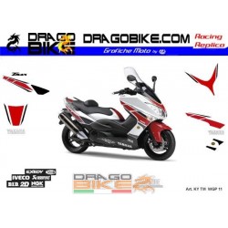 Motorbike Stickers Kit T-Max 50th Anniversary 2009 -2012