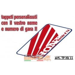 Tappeto Moto Personalizzato Honda