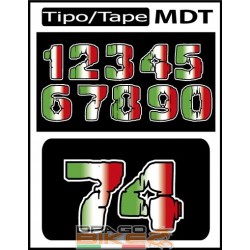 Set Number for race tape MDT
