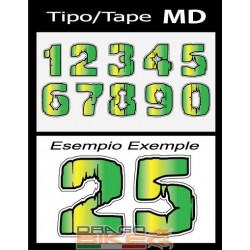Set Number for race tape Monster