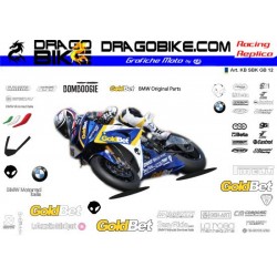 Adhesivos Moto BMW Superbike 2012 Motorrad Italia GoldBet