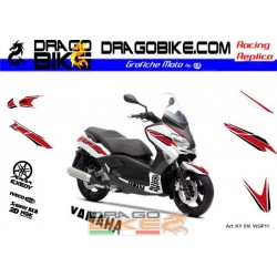 Motorbike Stickers Kit X-Max 50th Anniversary WGP (Red)