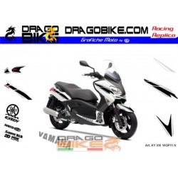 Kit Adesivo  X-Max 50th Anniversary WGP (Versione Nera)