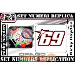 Dorsal 69 Nicky Hayden 2012