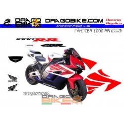 Чёрный и Золотой Набор Наклеек Original Honda CBR 1000 RR 2004