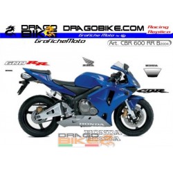 Набор Наклеек Honda cbr 600rr 2004 синий