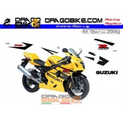 Kit Adesivo Kit Suzuki GSX-R 600 K4 2004 Gialla