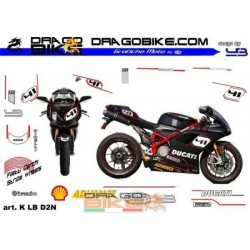 Stickers Kit For Moto Ducati