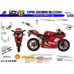Stickers Kit For Moto Ducati.