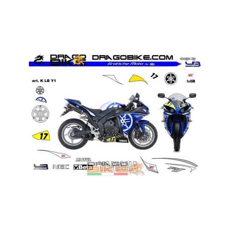 Kit Adesivi per Moto Yamaha.