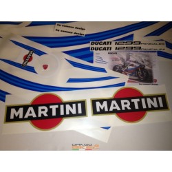 Martini Motorrad - Aufkleber Set