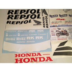 Stickers set for moto: Honda CBR 1000 RR Repsol (2006-2007)Replica