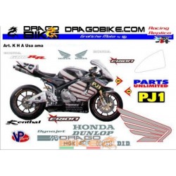 Stickers kit Honda SS/SBK team Erion USA 2006