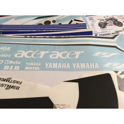 Kit 2 Pegatinas YAMAHA FACTORY RACING mm.120xmm.32 Decals Stickers  Klebstoffe Pegatinas F1 MotoGP V.Rossi Ducati Yamaha Honda Kawasaki -   España