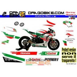 Castrol Racing Super Bike Sticker  TT Race Decal  Super Bike Racing Pack of 2 