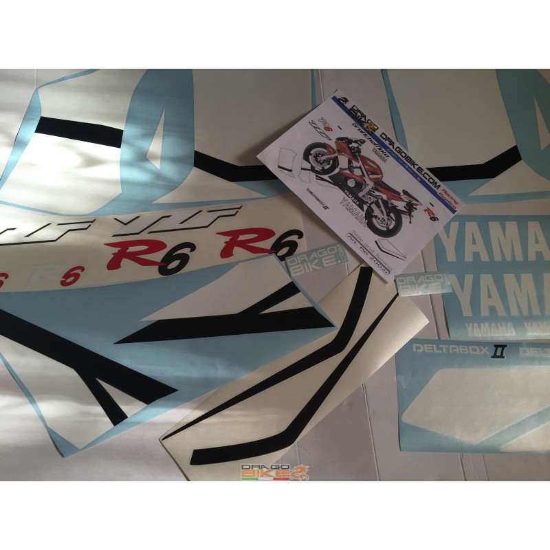 Sticker For 6 R Stickers kit Yamaha R6 2002r