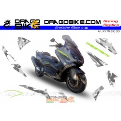 Motorbike Stickers Kit T-max 530 Camouflage