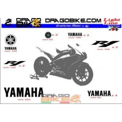 Набор Наклеек Light Мото для Yamaha R1