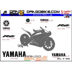 Adhesivos Moto Light por Yamaha R6