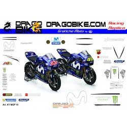 Kit Adesivo Moto Yamaha MotoGP 2018