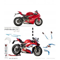 Kit Adesivo Moto Ducati per Panigale V4 \"Martini Tribute\"