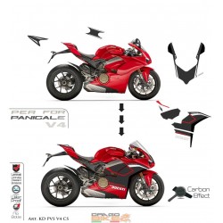 Motorbike Stickers Kit  Ducati  Panigale V4 "Carbon Look"