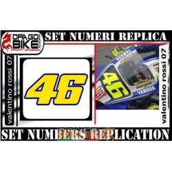 Race number 46 Valentino Rossi 2007