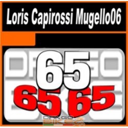 Dorsal 65 Loris Capirossi Ver. Mugello