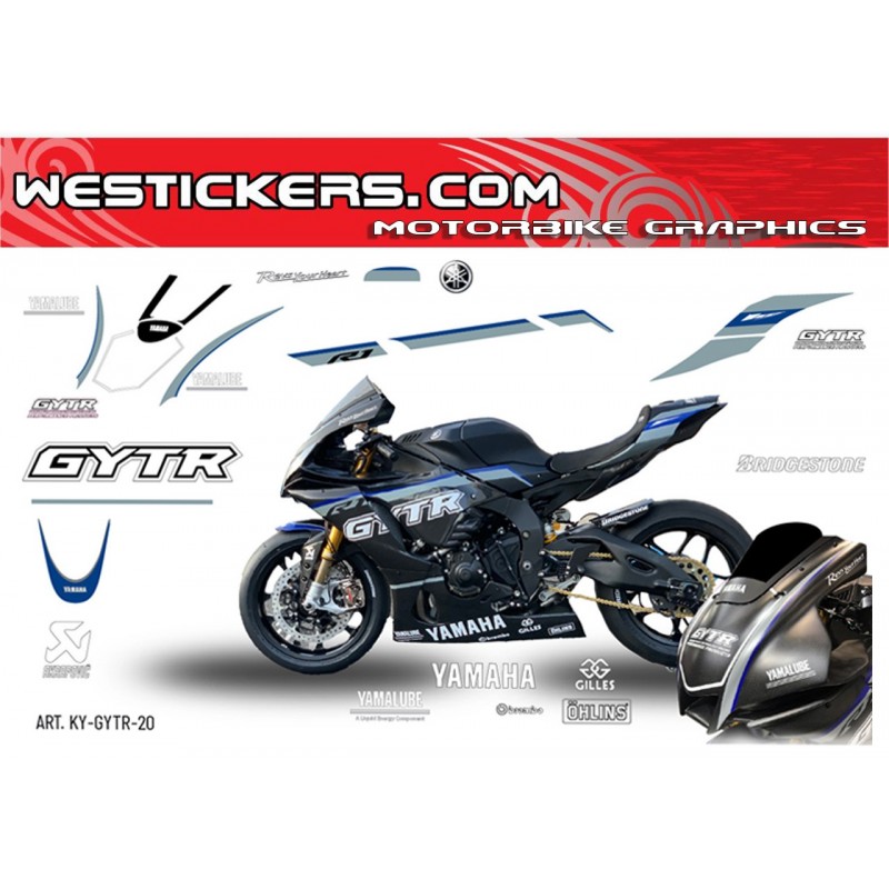 Motorbike Stickers Yamaha SBK GYTR