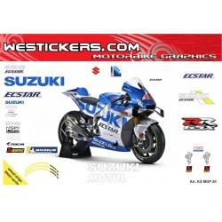 Kit Adesivo Moto Suzuki MotoGP 2020