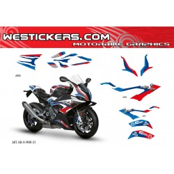 Kit Stickers Grafica Original replica BMW M 1000RR 2021