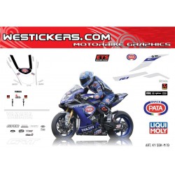 Motorbike Stickers Replica Yamaha SBK 2019