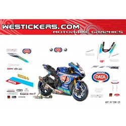Motorbike Stickers Yamaha  Replica SBK 2020