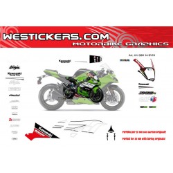 Kit de adhesivos carrera Kawasaki SBK 2014 Street Version ZX10R