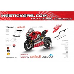 Kit de pegatinas Ducati SBK 2016 Aruba réplica Race