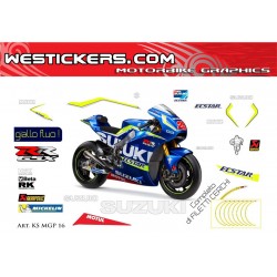 Kit adhesivos carrera Suzuki MotoGP 2016