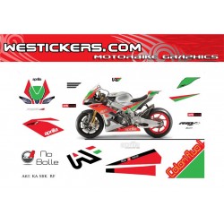 Motorbike Stickers Kit  Aprilia SBK RSV4-RF 2016
