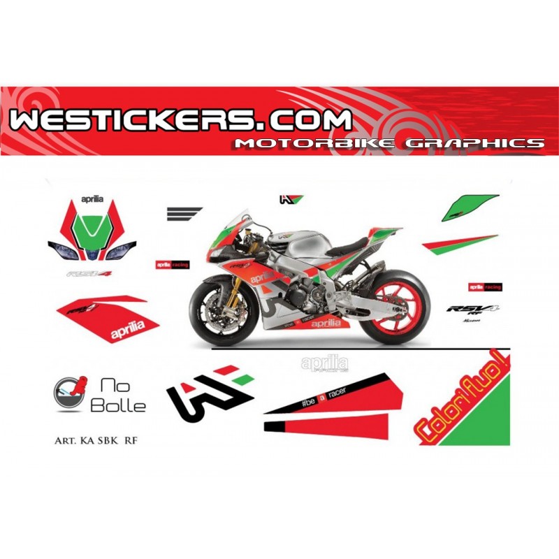 Aprilia Oldschool Motorcycle Sticker - Racing Cult Italy Biker #956