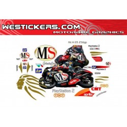 Motorbike Stickers Kit Aprilia MS team 250gp 2003