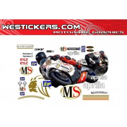Набор Наклеек Aprilia MS MotoGP 2004