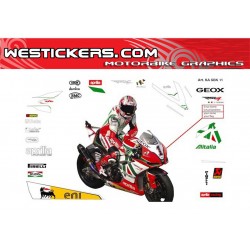 Adhesivos Moto Aprilia SBK RSV4 2011 Alitalia