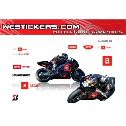 Stickers Kit Aprilia MotoGP Test 2015