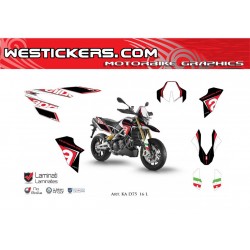 Kit Adesivo Moto Aprilia Dorsoduro 750 1200 Racing  LAMINATO