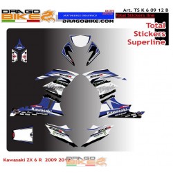 Kit Adhesivo Kawasaki SuperSport 2003 ZX-6RR ZX-6R 636