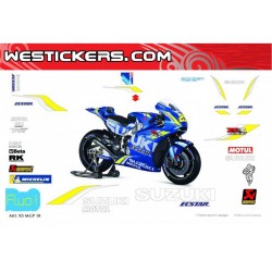 Motorbike Stickers Kit  Suzuki MotoGP 2018